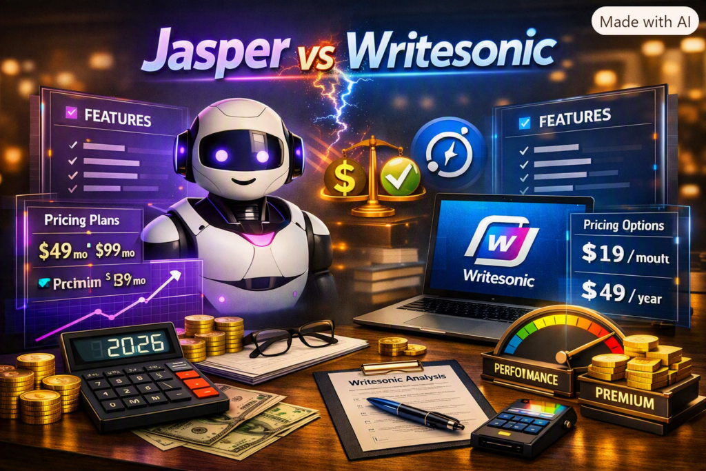 Jasper vs Writesonic: Features, Pricing & Performance Compared